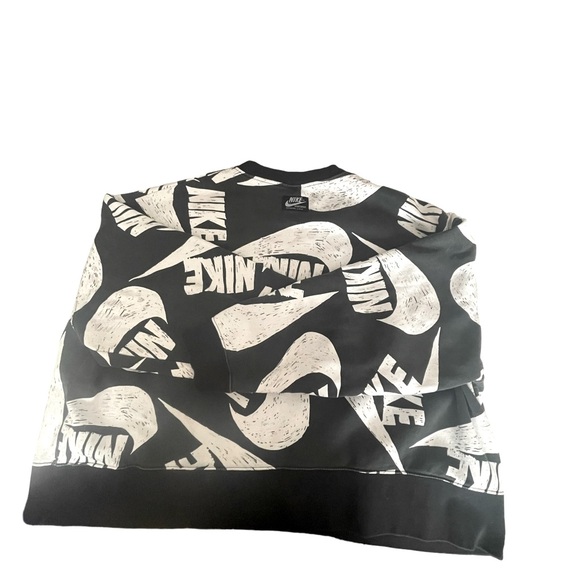 NIKE ICON CLASH FLEECE CREWNECK SWEATSHIRT CROP 3XL - Picture 4 of 6